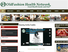 Tablet Screenshot of oldfashionhealth.com